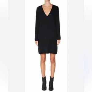 Vince wool/cashmere Mini sweater dress in dark brown size M